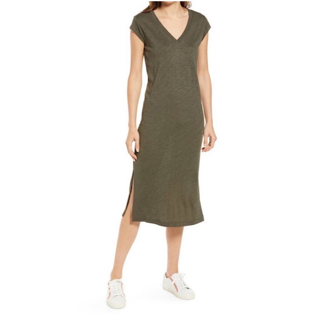 Madewell V-Neck Muscle Tank Dress XS